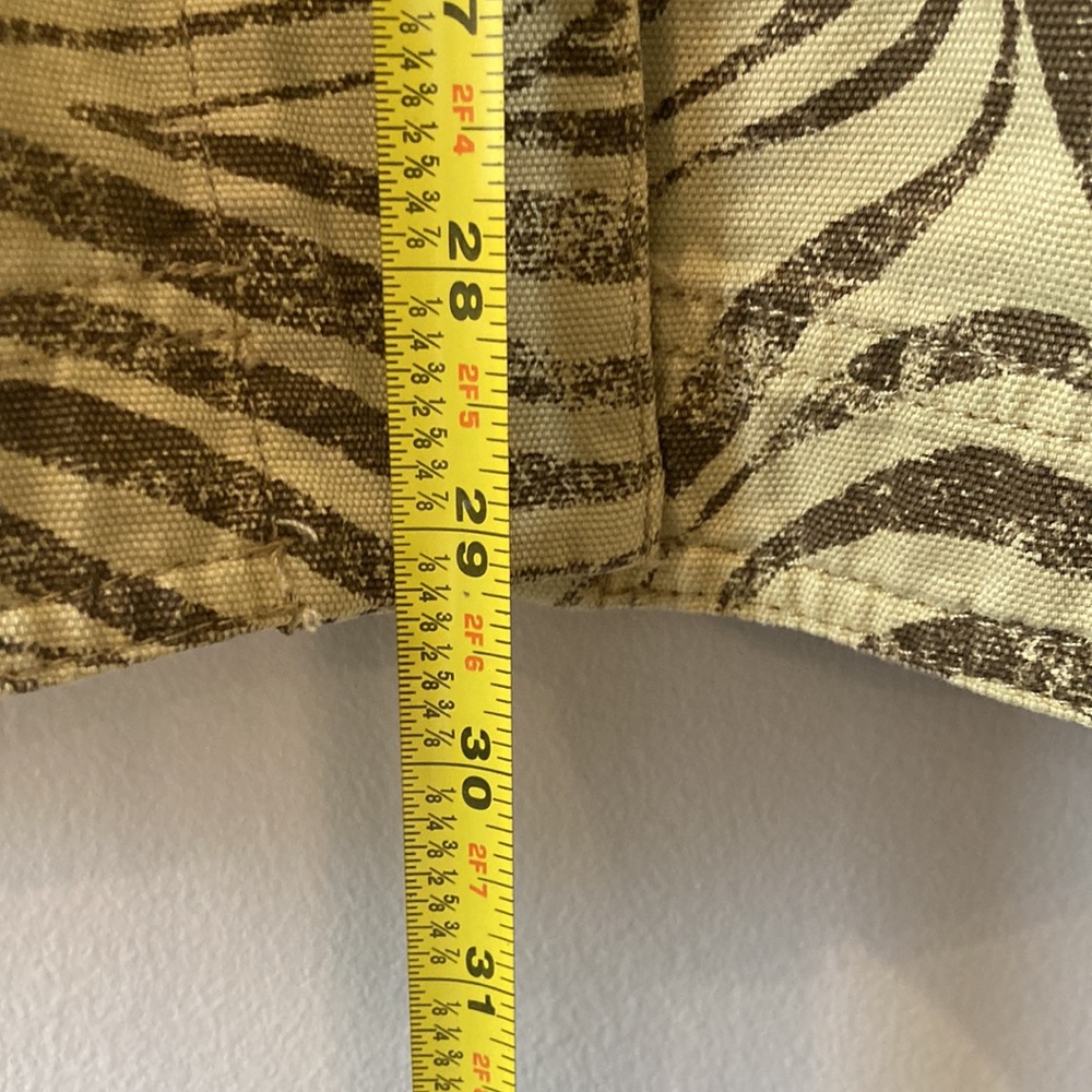 Anthropologie Pilcro Lightweight Zebra Striped Shirt Jacket 100% cotton Sz med - Picture 11 of 14